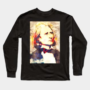 Franz Liszt Pop Art Long Sleeve T-Shirt